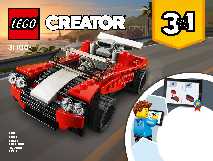 31100 Sports Car LEGO information LEGO instructions LEGO video review