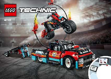 Stunt Show Truck Bike 42106 LEGO information LEGO instructions 33 page Brick Mecha