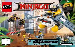 70609 Manta Ray Bomber LEGO information LEGO instructions LEGO video review