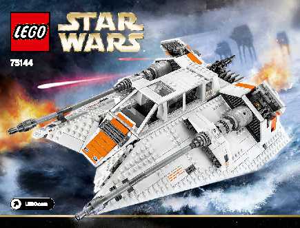 75144 Snowspeeder LEGO information LEGO instructions LEGO video review