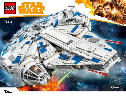 75212 Kessel Run Millennium Falcon LEGO information LEGO instructions LEGO video review