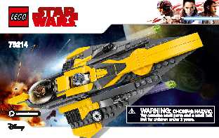 75214 Anakin's Jedi Starfighter LEGO information LEGO instructions LEGO video review
