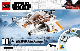 75268 Snowspeeder LEGO information LEGO instructions LEGO video review