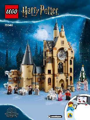 75948 Hogwarts Clock Tower LEGO information LEGO instructions LEGO video review