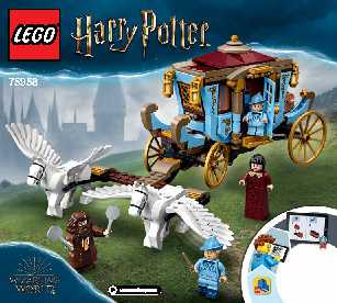 Jeg vil være stærk generation latin Beauxbatons' Carriage: Arrival at Hogwarts 75958 LEGO information LEGO  instructions 83 page / Brick Mecha