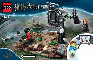 75965 The Rise of Voldemort LEGO information LEGO instructions LEGO video review