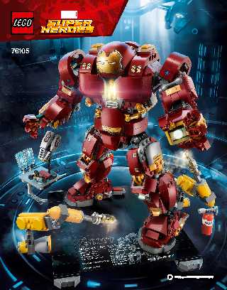 76105 The Hulkbuster: Ultron Edition LEGO information LEGO instructions LEGO video review