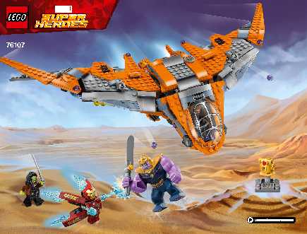 76107 Thanos: Ultimate Battle LEGO information LEGO instructions LEGO video review