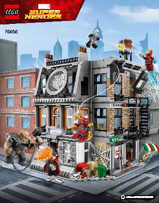 76108 Sanctum Santorum Showdown LEGO information LEGO instructions LEGO video review