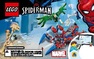 76114 Spider-Man's Spider Crawler LEGO information LEGO instructions LEGO video review