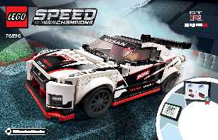76896 Nissan GT-R NISMO LEGO information LEGO instructions LEGO video review