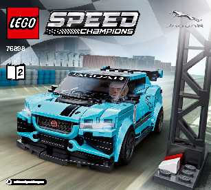 LEGO Speed Champions 76898 Formula E Panasonic Jaguar Racing GEN2