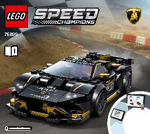 76899 Lamborghini Urus ST-X & Lamborghini Huracán Super Trofeo EVO LEGO information LEGO instructions LEGO video review